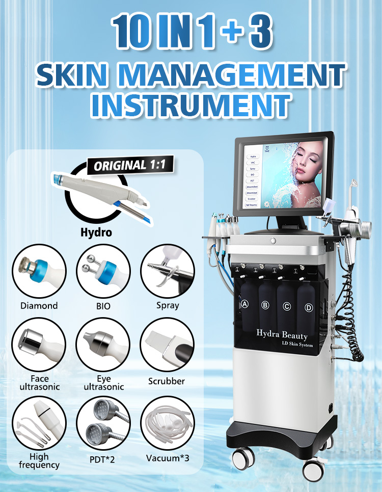 VIYA 10in1 VY-8058 Elevate Your Beauty Game with a Hydrogen Oxygen Facial Machine Reveal Your Skin’s Brilliance with Bubble Jet Hydrafacial Sprayer, Vacuum Suction for Blackhead and Acne Remo...